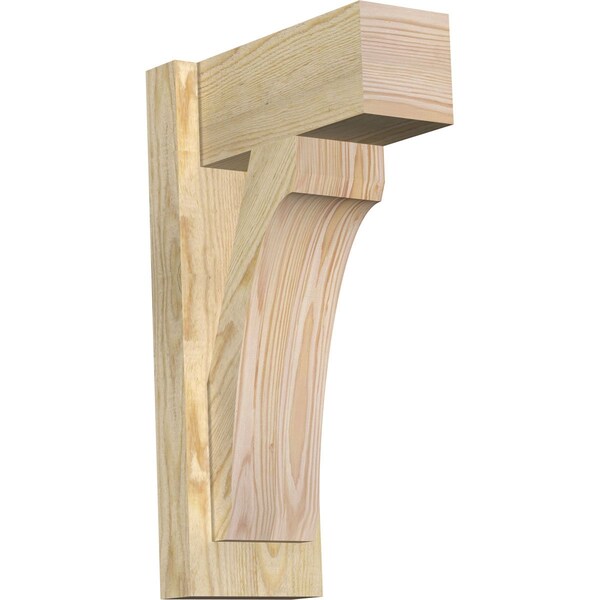 Ekena Millwork Legacy Block Rough Sawn Outlooker, Douglas Fir, 6"W x 12"D x 20"H OUT06X12X20LEC05RDF - main